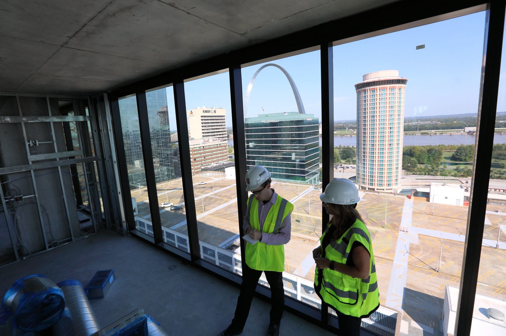 Views from One Cardinal Way residential tower